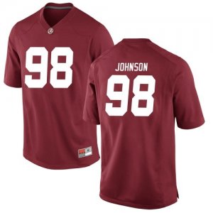 Youth Alabama Crimson Tide #98 Sam Johnson Crimson Game NCAA College Football Jersey 2403WPKS5